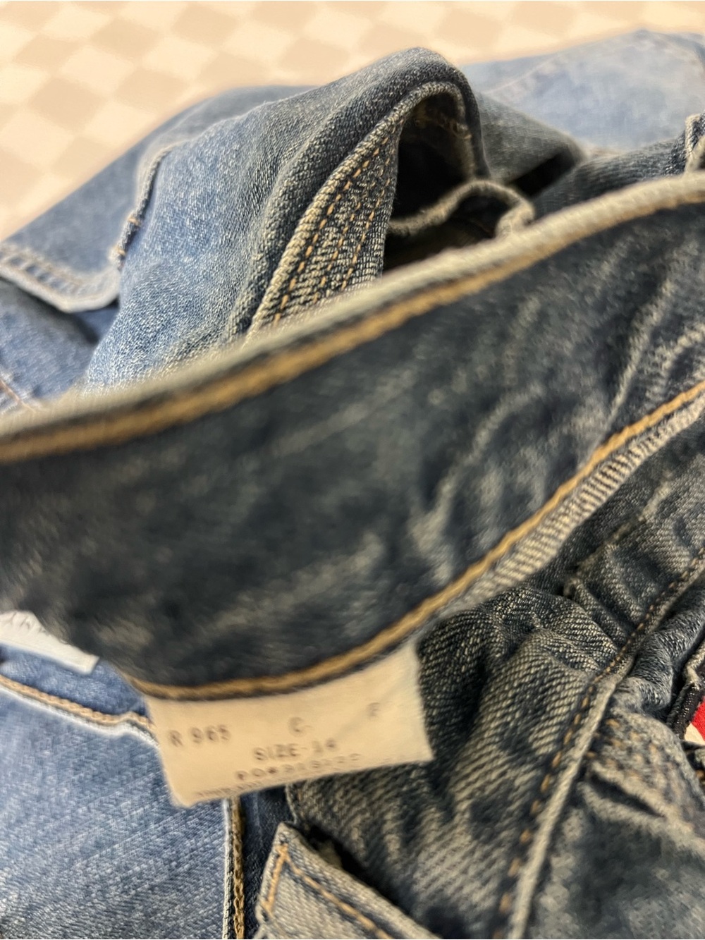 Tommy Hilfiger Light Blue Denim Jean Shorts - Picture 5 of 5